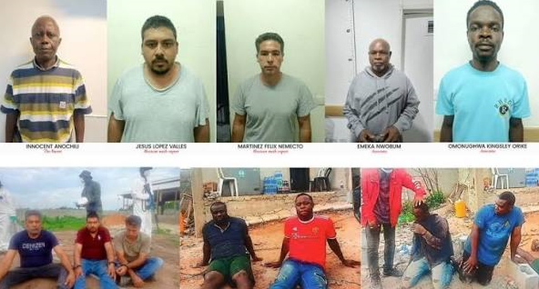 ₦480bn Ogun Meth Lab: NDLEA Opposes Bail for 3 Mexicans, 7 Nigerians, Court to Rule Sept. 2